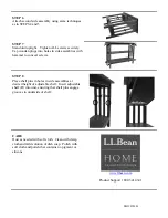 Предварительный просмотр 3 страницы L.L.Bean MISSION UNDER WINDOW BOOKCASE Assembly Instructions