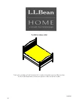 L.L.Bean North Haven Queen Bed Assembly Instructions preview