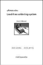 L Lab Solderite SGS-2005L User Manual preview