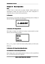 Preview for 23 page of L-Mark LK-330E User Manual