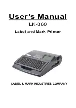 L-Mark LK-360 User Manual preview