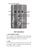 Preview for 3 page of L.R. Baggs Active Di User Manual