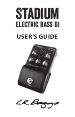 L.R. Baggs STADIUM ELECTRIC BASS DI User Manual предпросмотр