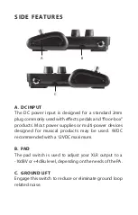 Preview for 6 page of L.R. Baggs STADIUM ELECTRIC BASS DI User Manual