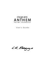 L.R. Baggs StagePro Anthem User Manual preview