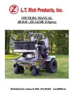 Preview for 1 page of L.T. Rich Products Z-Spray JR36R Owner'S Manual