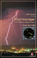 L3 comminications Stormscope II Series Pilot'S Manual preview