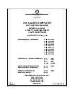 L3 Communications 2100-1010-00 Installation/Operation Instruction Manual preview