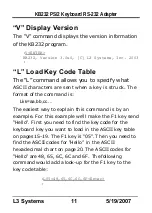 Preview for 13 page of L3 Systems KB232 Manual