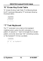 Preview for 15 page of L3 Systems KB232 Manual