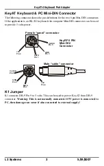 Предварительный просмотр 5 страницы L3 Systems KeyAT-4 Manual