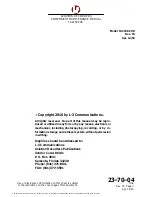 Preview for 2 page of L3 2100-1010-00 Component Maintenance Manual With Illustrated Parts List