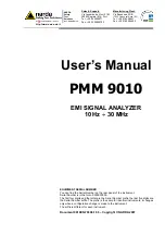 L3 NARDA PMM 9010 User Manual предпросмотр