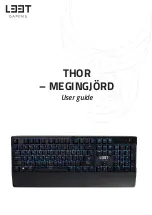 L33T GAMING THOR-MEGINGJORD User Manual preview