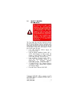 Preview for 7 page of L3Harris 12082-0600-01 Product Safety Manual