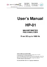 Preview for 1 page of L3Harris HP-01 User Manual