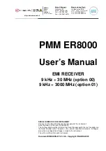 L3Harris NARDA PMM ER8000 User Manual предпросмотр