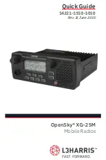 Preview for 1 page of L3Harris OpenSky XG-25M Quick Start Manual