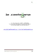 Preview for 136 page of La Castellana GIANGI CC Service Manual And Maintenance