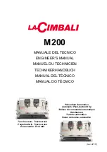 La Cimbali M200 Engineer'S Manual предпросмотр