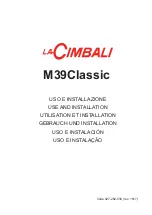 Предварительный просмотр 1 страницы La Cimbali M39 Classic Use And Installation