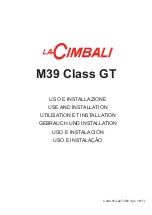 La Cimbali M39 GT HD Dosatron Use And Installation предпросмотр