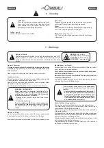 Предварительный просмотр 24 страницы La Cimbali S/100 Manual