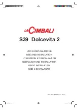 Предварительный просмотр 1 страницы La Cimbali S39  Dolcevita 2 Use And Installation