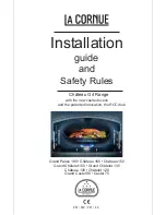 Предварительный просмотр 1 страницы La Cornue Castel 75 G47 Installation Manual