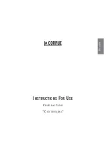 Preview for 39 page of La Cornue Centenaire Instructions For Use Manual