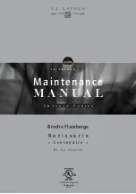 Preview for 1 page of La Cornue Chateau series Maintenance Manual