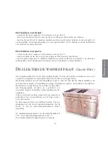 Preview for 105 page of La Cornue Cornuchef Centenaire Series Instructions For Use Manual