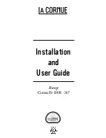 Preview for 1 page of La Cornue FE8XXG0UR1 Installation And User Manual