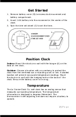 Preview for 2 page of LA CROSSE CLOCK 404-3012TX Manual