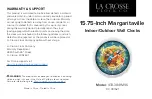 LA CROSSE CLOCK Margaritaville 433-3841MV6 Quick Start Manual preview