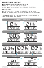 Preview for 3 page of La Crosse Technology 092515 Instructional Manual