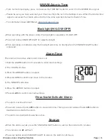 Preview for 6 page of La Crosse Technology 308-1414MBv2 Instructional Manual