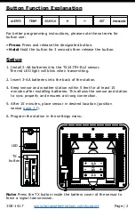 Предварительный просмотр 4 страницы La Crosse Technology 308-1417 Manual