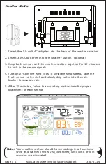 Preview for 6 page of La Crosse Technology 328-2314 Instructional Manual