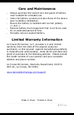 Preview for 4 page of La Crosse Technology 404-3942 Quick Start Manual