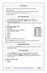 Preview for 2 page of La Crosse Technology 616-146Av3 Quick Start Manual