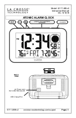 La Crosse Technology 617-1485v2 Instruction Manual preview