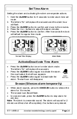 Preview for 4 page of La Crosse Technology 617-1485v2 Instruction Manual