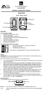 La Crosse Technology 9245 Installation Manual предпросмотр