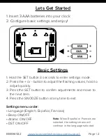 Предварительный просмотр 3 страницы La Crosse Technology BBB84022 Instruction Manual