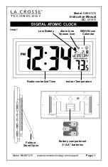 La Crosse Technology BBB87276 Instruction Manual preview