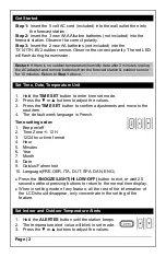 Preview for 2 page of La Crosse Technology ED31411 Quick Setup Manual