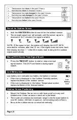 Предварительный просмотр 6 страницы La Crosse Technology ED31411 Quick Setup Manual