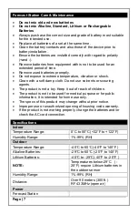 Preview for 7 page of La Crosse Technology ED31411 Quick Setup Manual