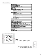 Preview for 2 page of La Crosse Technology K86302 Instruction Manual